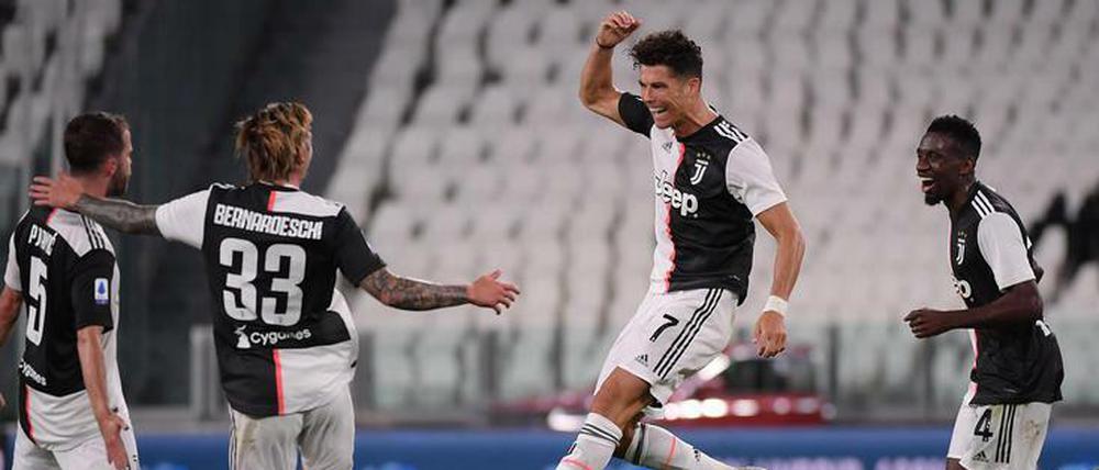 Cristiano Ronaldo brauchte Juve mit seinem Tor zum 1:0 mal wieder auf Kurs.