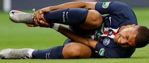 Das tut weh. Mbappé musste schon früh im Spiel ausgewechselt werden.