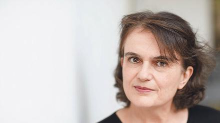 Die Berliner Schriftstellerin Iris Hanika, 58