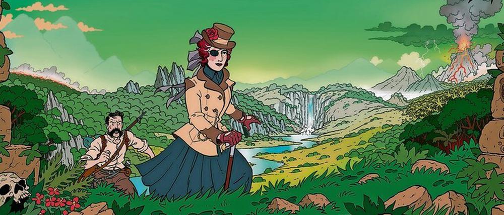 Auf den Spuren von Amelia Earhart und Charles Darwin. „Curious Expedition 2“ geht mit PC-Spielern auf Entdecker-Abenteuer. 