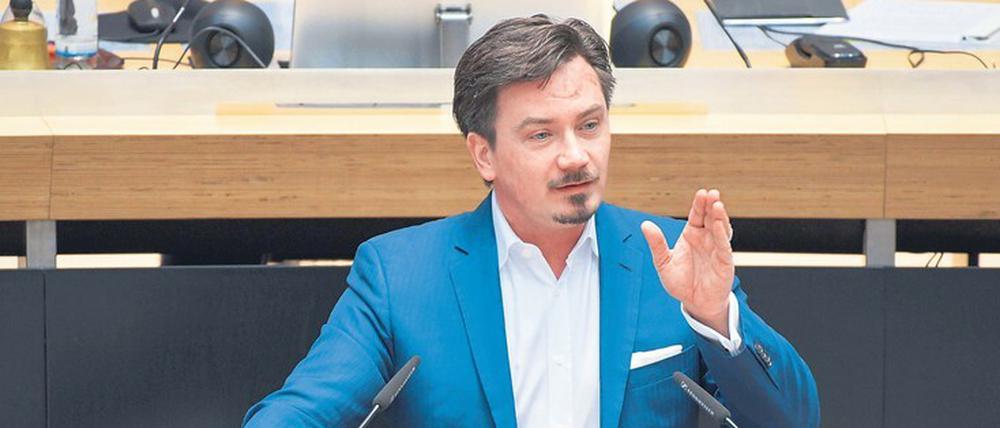 Einzelkämpfer. Im Berliner Abgeordnetenhaus ist Marcel Luthe für seine Attacken bekannt.