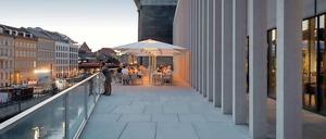 Die Terrasse als Chance: Das "CU29" in der James-Simon-Galerie, eines der Aushängeschilder des Berliner Gastro-, Event- und Cateringunternehmens BMB-Group. Ab Mitte September soll hier wieder geöffnet sein.