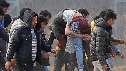 Geflüchtete unterwegs in der Türkei