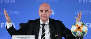 Im Fokus: Fifa-Präsident Gianni Infantino.