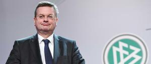 Reinhard Grindel ist im Nachhinein mit seiner Arbeit als DFB-Präsident durchaus zufrieden.