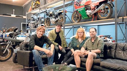 Nils Homann, Max Funk, Cäthe Pfläging und Roman Sauter (v. l.) vom Craftwerk. 