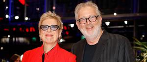 Martin Moszkowiz mit der Filmemacherin Doris Dörrie bei der Berlinale 2020. Die beiden sind seit 1999 ein Paar.