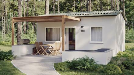 Unternehmerin Jasmin Taylor hat die Seelandhaus-Resorts in Neuendorf am See in Spreewald gebaut. Erholung in Deutschland liegt wegen der Coronakrise im Trend.