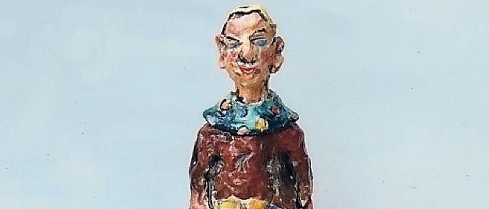Glasierter Geselle. Keramik von Caro Stark.