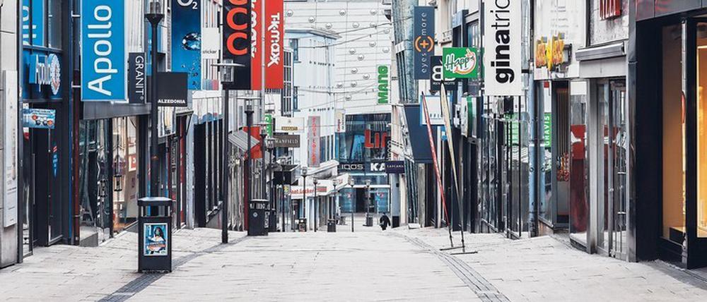 Alles geschlossen. Ein zweiter Lockdown wäre wirtschaftlich gefährlicher als der erste, sagen Experten.