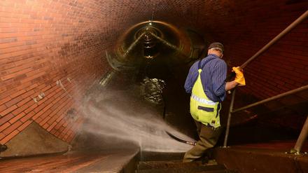 Bei den Berliner Wasserbetrieben wird inzwischen vieles digital gesteuert. 