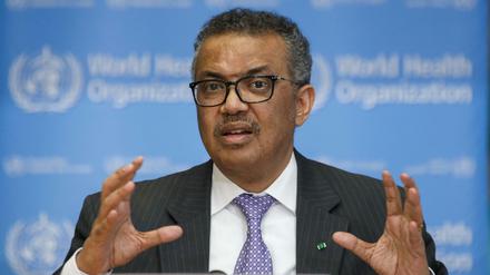 Tedros Adhanom Ghebreyesus, Generaldirektor der Weltgesundheitsorganisation (WHO).
