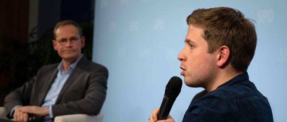 Müller und Kühnert haben ihre politische Heimat beide in Tempelhof-Schöneberg.