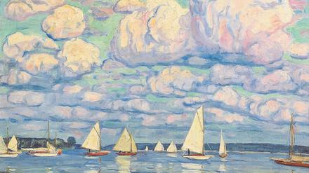 Diesen Blick auf den Wannsee malte Philipp Franck 1914 vom Garten des Unternehmers Eduard Arnhold aus.
