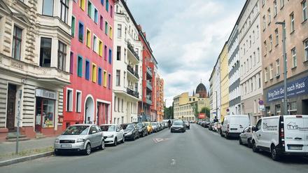 Bunte Fassaden in Kreuzbergs Zossener Straße.