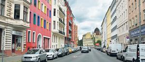 Bunte Fassaden in Kreuzbergs Zossener Straße.