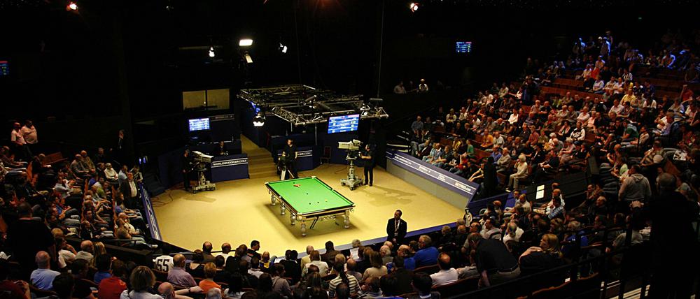 Snooker vor vollen Rängen wird es in diesem Jahr bei der WM nicht geben. Nicht einmal ein Drittel voll darf es mehr sein.