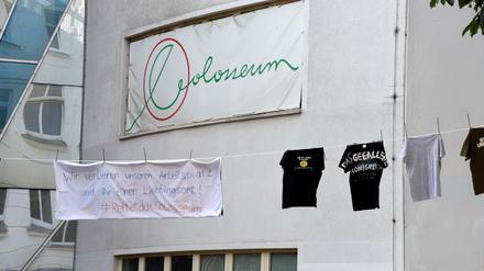 Seit Monaten protestieren die Mitarbeiter gegen die geplante Schließung des Kinos Colosseum. 
