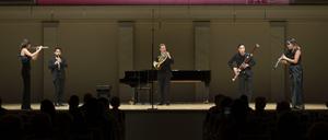 A la francaise. Das Pacific Quintet der Eisler-Hochschule auf der Bühne.