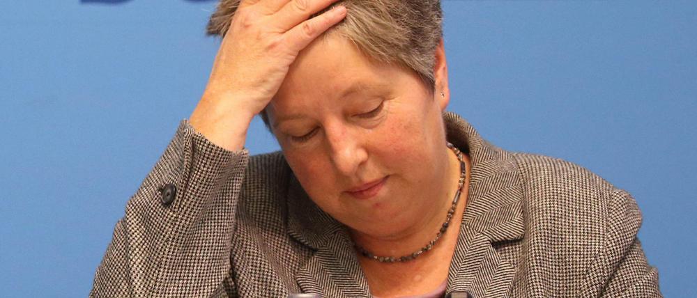 Schwere Zeiten: Katrin Lompscher (Linke).