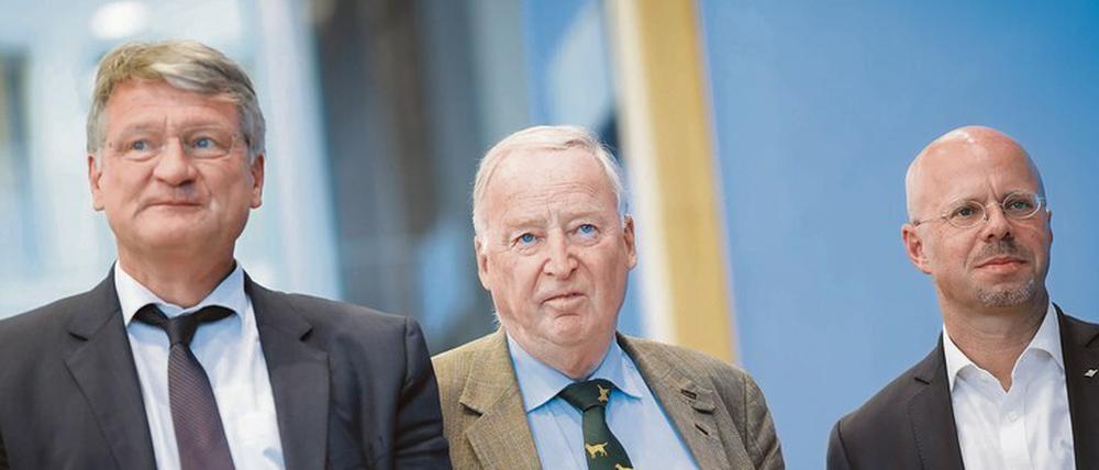 Zerreißprobe. Lange war der Ehrenvorsitzende Alexander Gauland als Vermittler zwischen den Lagern akzeptiert.