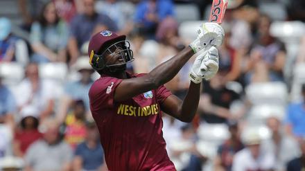 Warten auf die Antwort der Engländer. Jason Holder, Kapitän der West Indies, im Einsatz (hier in einem Spiel von 2019).