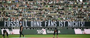 Noch ist nicht mal klar, ob, wann und unter welchen Umständen Fans wieder ins Stadion dürfen. 