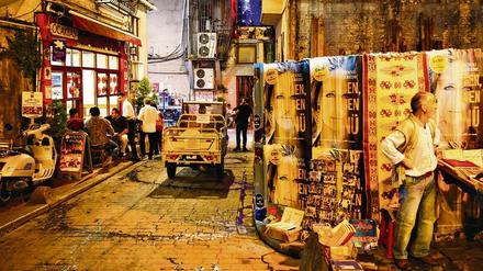 Späti am Bosporus. Pamuk auf nächtlicher Tour.