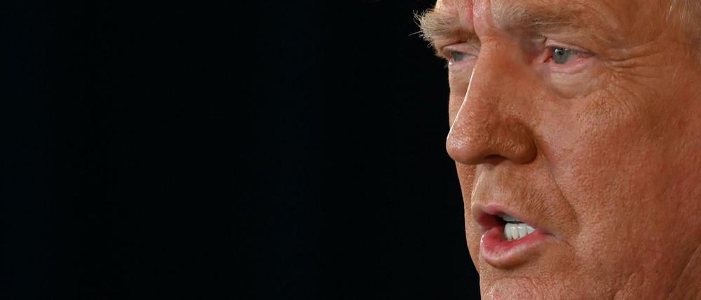 Trump fühlte sich von kritischen Fragen einer Journalistin eingeschüchtert und überwältigt.