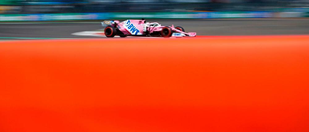 Kopiert? Racing-Point-Fahrer Nico Hülkenberg beim Training in Silverstone.