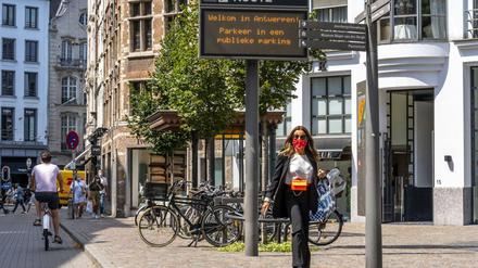 Aufruf zur Vorsicht. Das belgische Antwerpen gilt als Risikogebiet. 