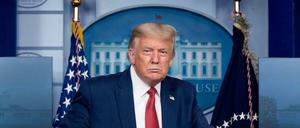 Historisch nicht immer faktensicher: US-Präsident Donald Trump. 