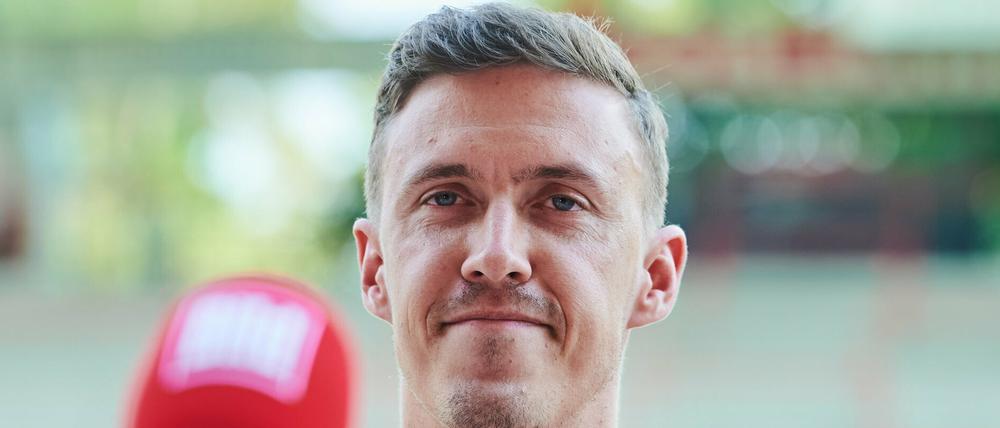 "Union hat sich sehr um mich bemüht", sagte Max Kruse bei seiner Vorstellung am Freitag. 