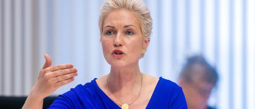 Manuela Schwesig (SPD), Ministerpräsidentin von Mecklenburg-Vorpommern, reagiert empört auf die Drohungen aus den USA.