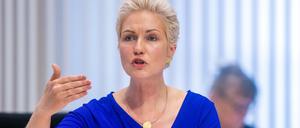 Manuela Schwesig (SPD), Ministerpräsidentin von Mecklenburg-Vorpommern, reagiert empört auf die Drohungen aus den USA.
