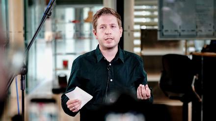 Kevin Kühnert bricht eine Lanze für Olaf Scholz als Kanzlerkandidaten. 