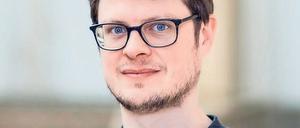 Niklas Schrader, 38, ist innenpolitischer Sprecher der Linksfraktion im Abgeordnetenhaus.