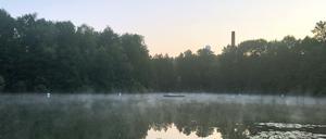 Der Teufelssee in Berlin-Grunewald.