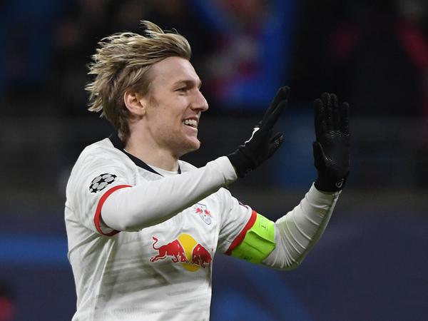 Gute Laune: Emil Forsberg könnte für Leipzig wichtig werden.