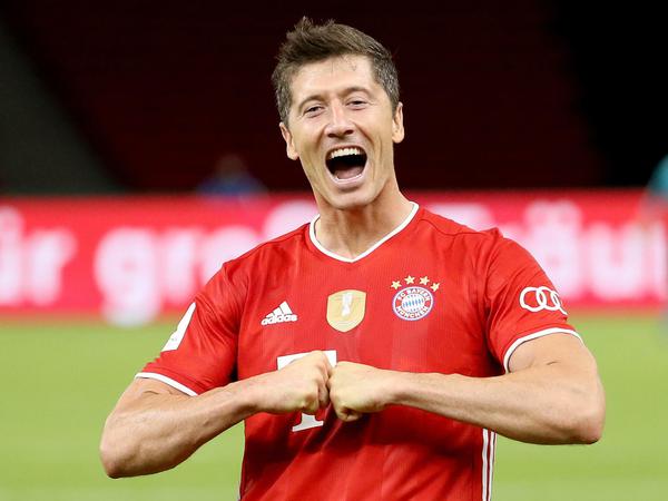 Faust drauf: Robert Lewandowski ist in Topform.