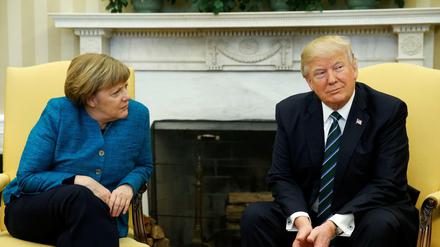 Bundeskanzlerin Angela Merkel und US-Präsident Donald Trump fanden nie einen Draht zueinander.