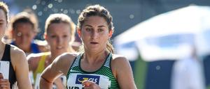 Gesa Krause hatte schwer mit der Hitze in Braunschweig zu kämpfen.