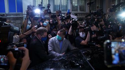 Lai bei seiner Freilassung in der Nacht zum Mittwoch.