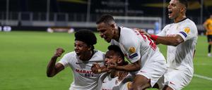 Jubeltrubel: Der FC Sevilla steht im Europa-League-Halbfinale.