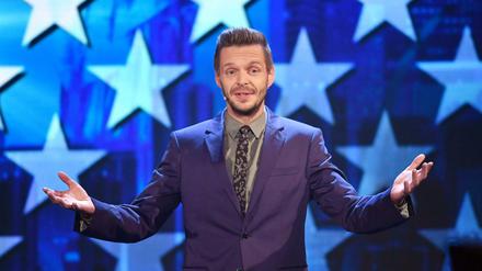 Der Kabarettist Florian Schroeder, hier in der Show "Mensch Gottschalk - Das bewegt Deutschland". 