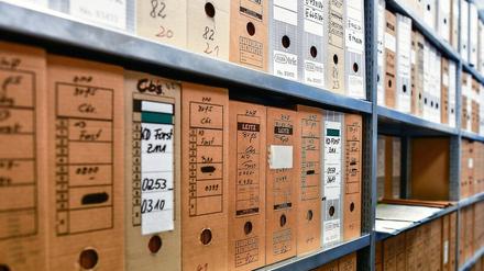 Akten des DDR-Ministeriums für Staatssicherheit.
