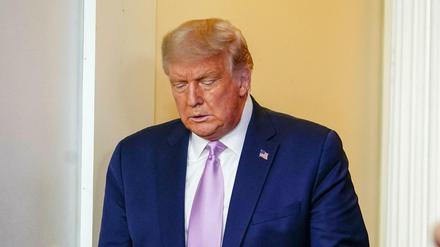 US-Präsident Donald Trump am 11. August im Weißen Haus. Hat er noch eine Chance bei der Wahl?