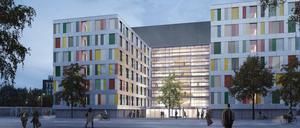 Der Luisenblock West - ein Holzmodulbau - wurde am 22. Dezember 2021 an den Deutschen Bundestag übergeben. Der unter der Leitung des Bundesamtes für Bauwesen und Raumordnung (BBR) entstandene Büro-Neubau wurde fast vollständig aus nachhaltig produzierten Vollholz-Elementen zusammengesetzt. Seit dem 12. April 2021 wurden insgesamt rund 460 Module montiert.