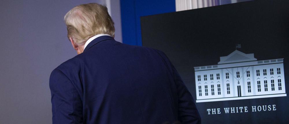 Bloß keine Fehler zugeben: US-Präsident Donald Trump-