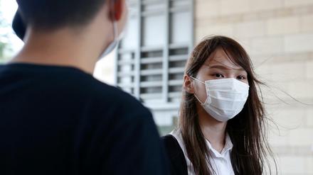 Wurde am Montag in Hongkong festgenommen: Aktivistin Agnes Chow (Archivbild).